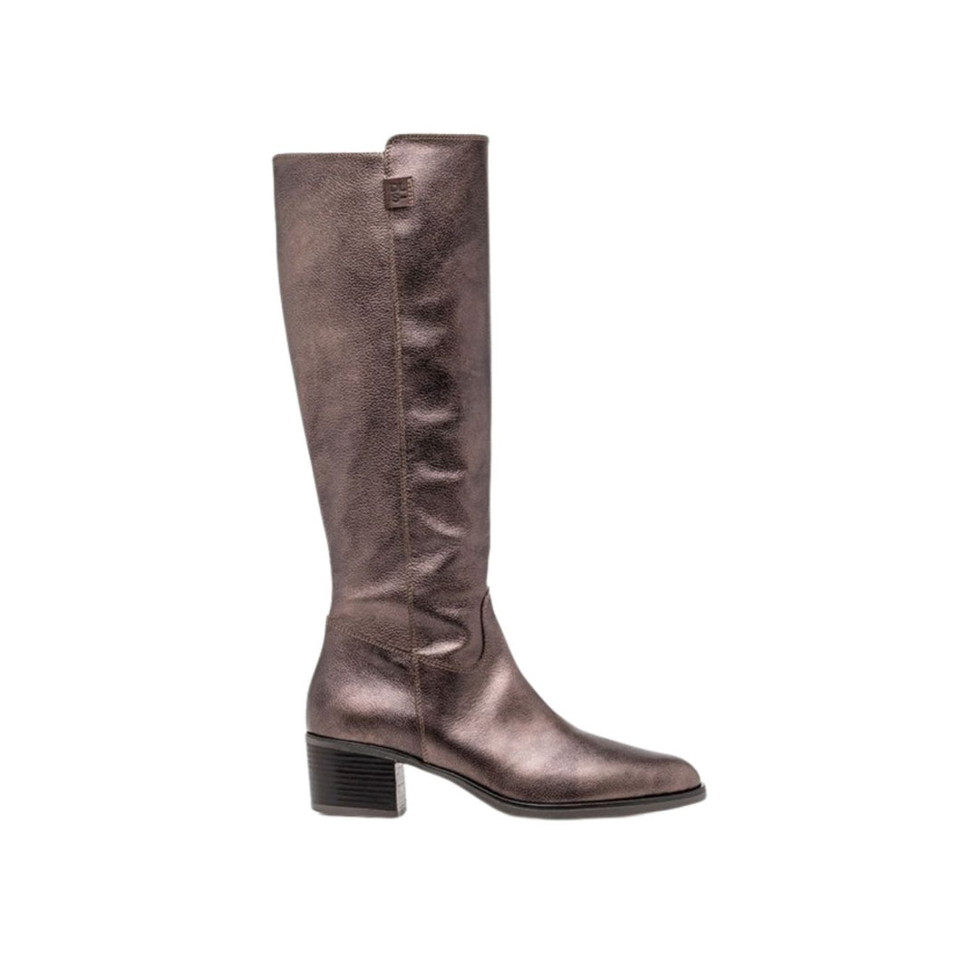 DL Sport Eliza Leather Knee Boot Bronze