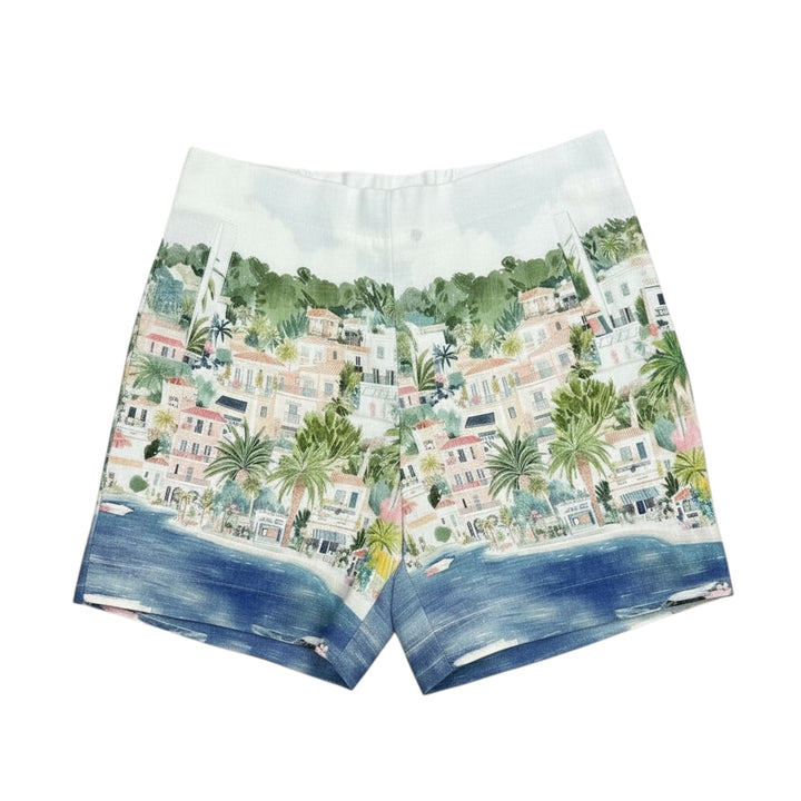 Vilagallo Coastal City Print Shorts Puerto Banus