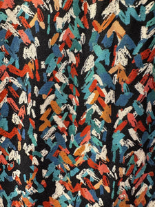 K Design Knitted Cowl Dress Multicoloured