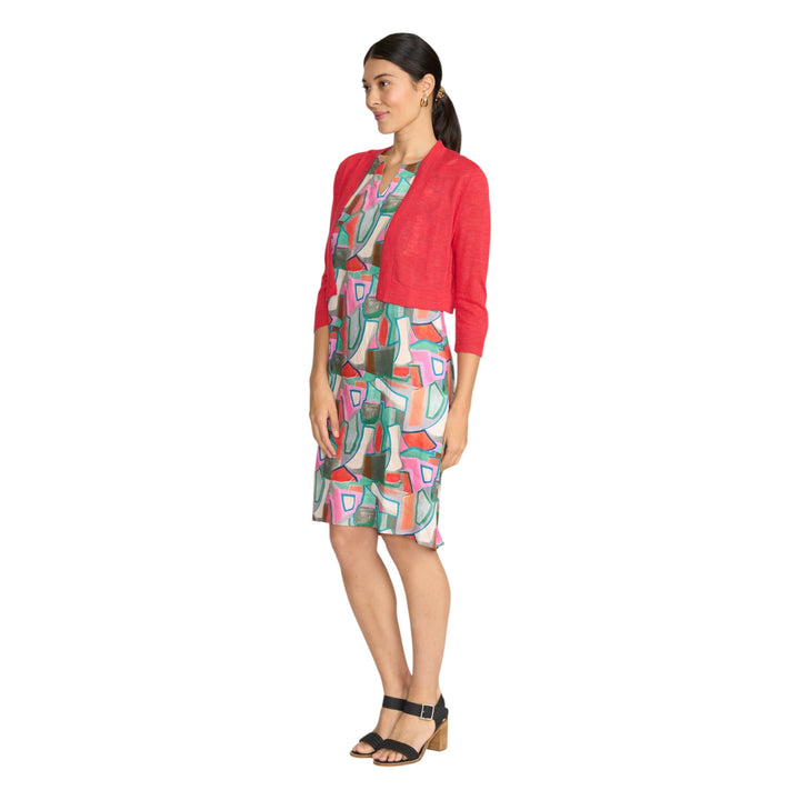 Foil Headliner Shrug Poppy Red
