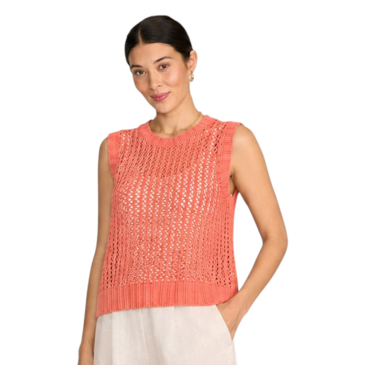 Foil Holey Chic Tank Blossom