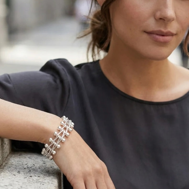 Envy Bar Design Bracelet Silver
