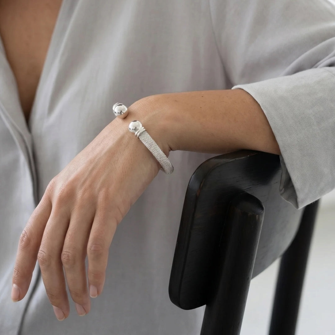 Envy Diamonte Bangle Silver