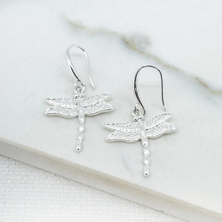 Envy Dragonfly Earring Silver