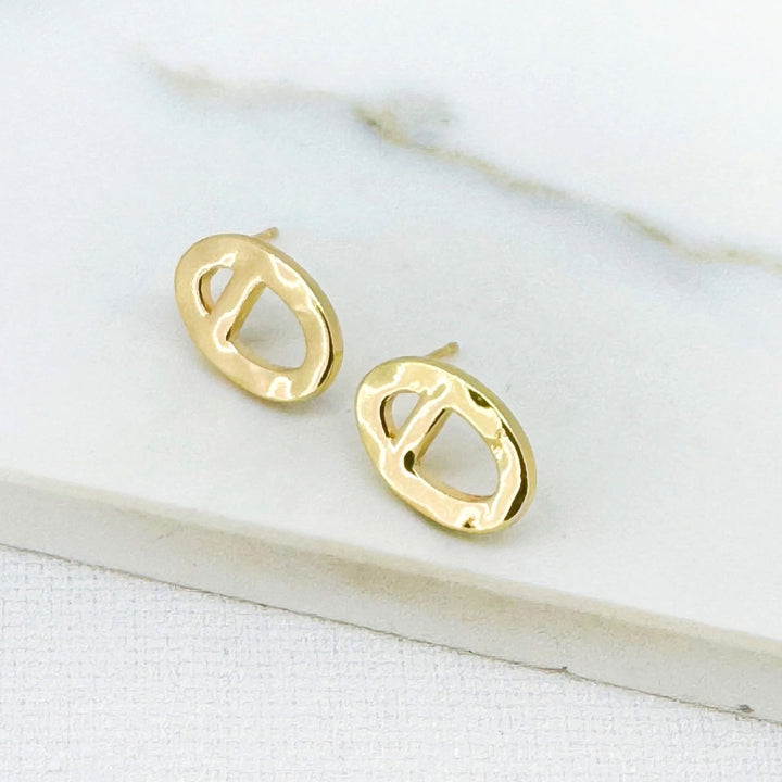 Envy Gold Oval Earring