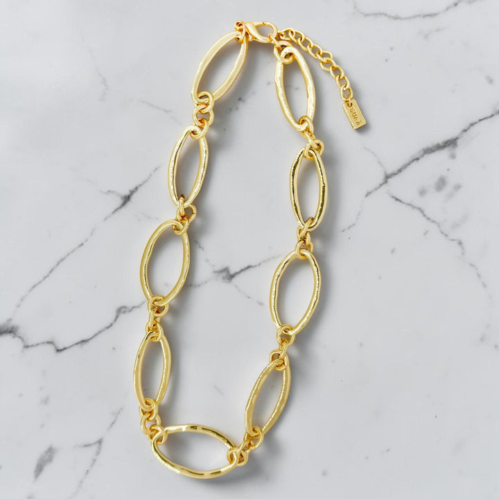 Envy Large Loop Link Necklace Gold