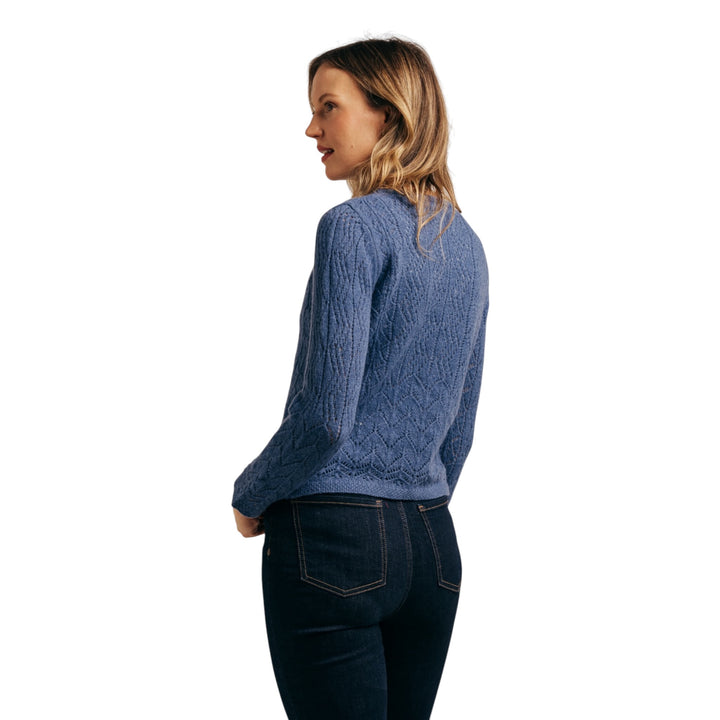 Eribé Solway Lace Sweater Soft Denim