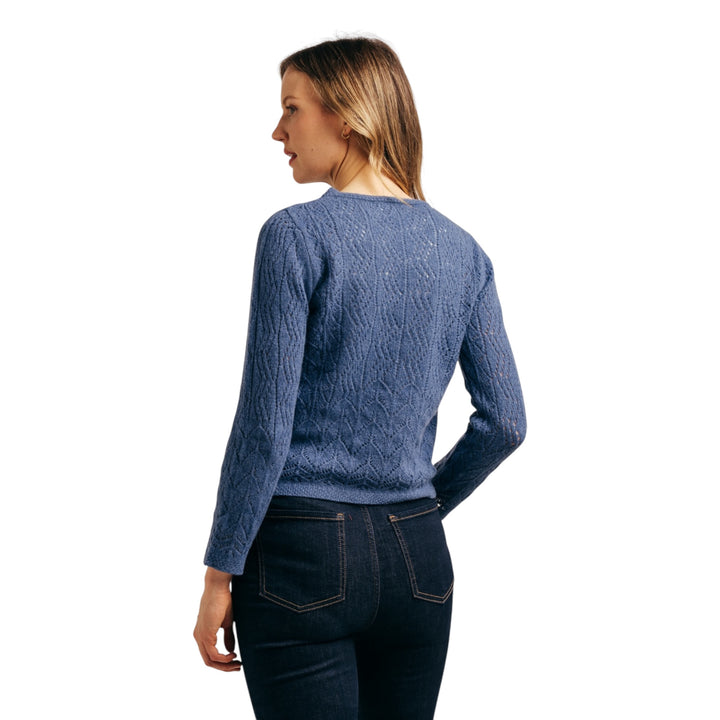 Eribé Solway Lace Sweater Soft Denim