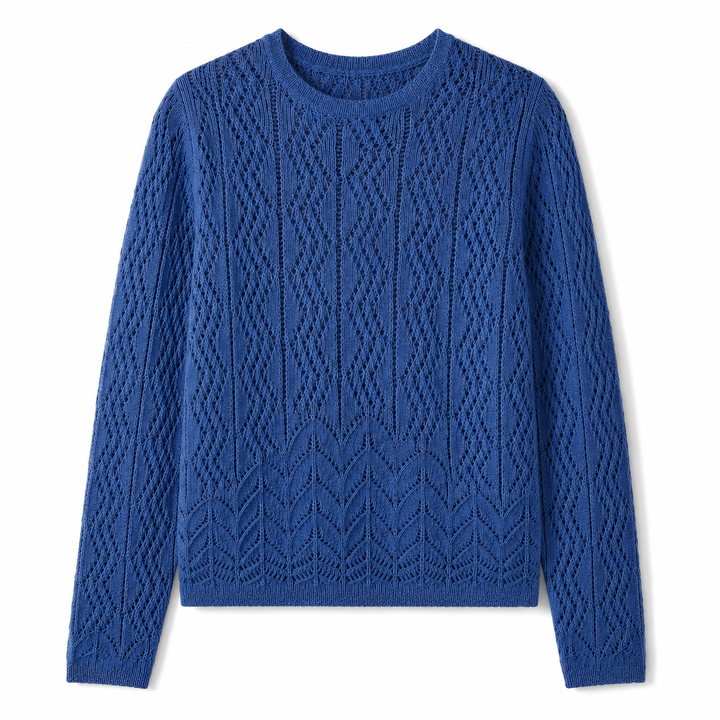 Eribé Solway Lace Sweater Soft Denim