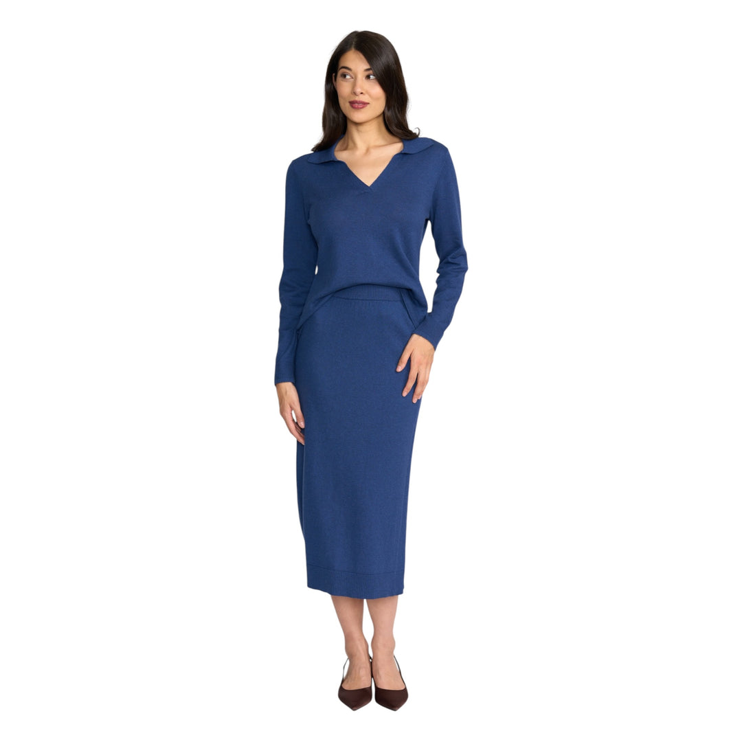 Foil Be Good Sweater Indigo