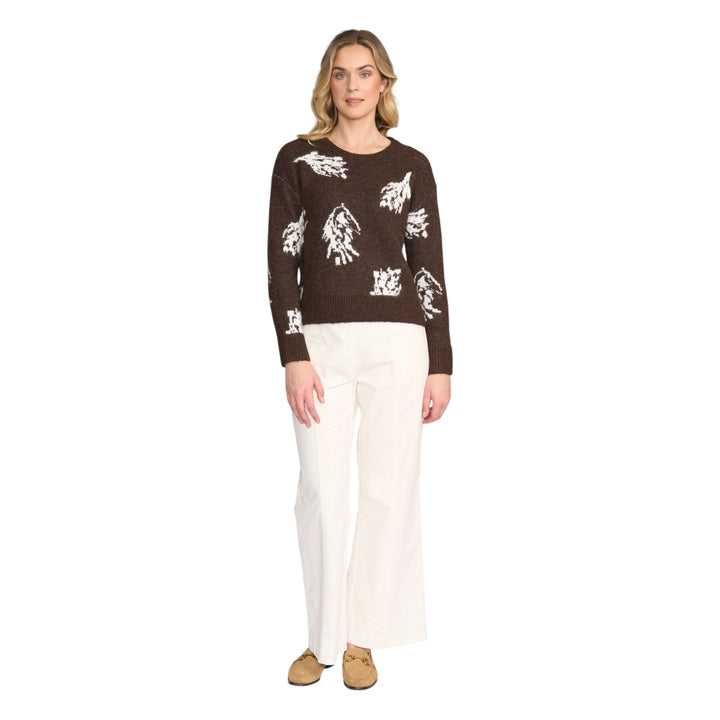 Foil Bloom & Loom Sweater Coffee Mix