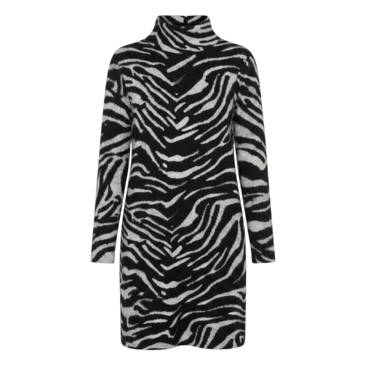 Foil Lash Queen Dress Zebra
