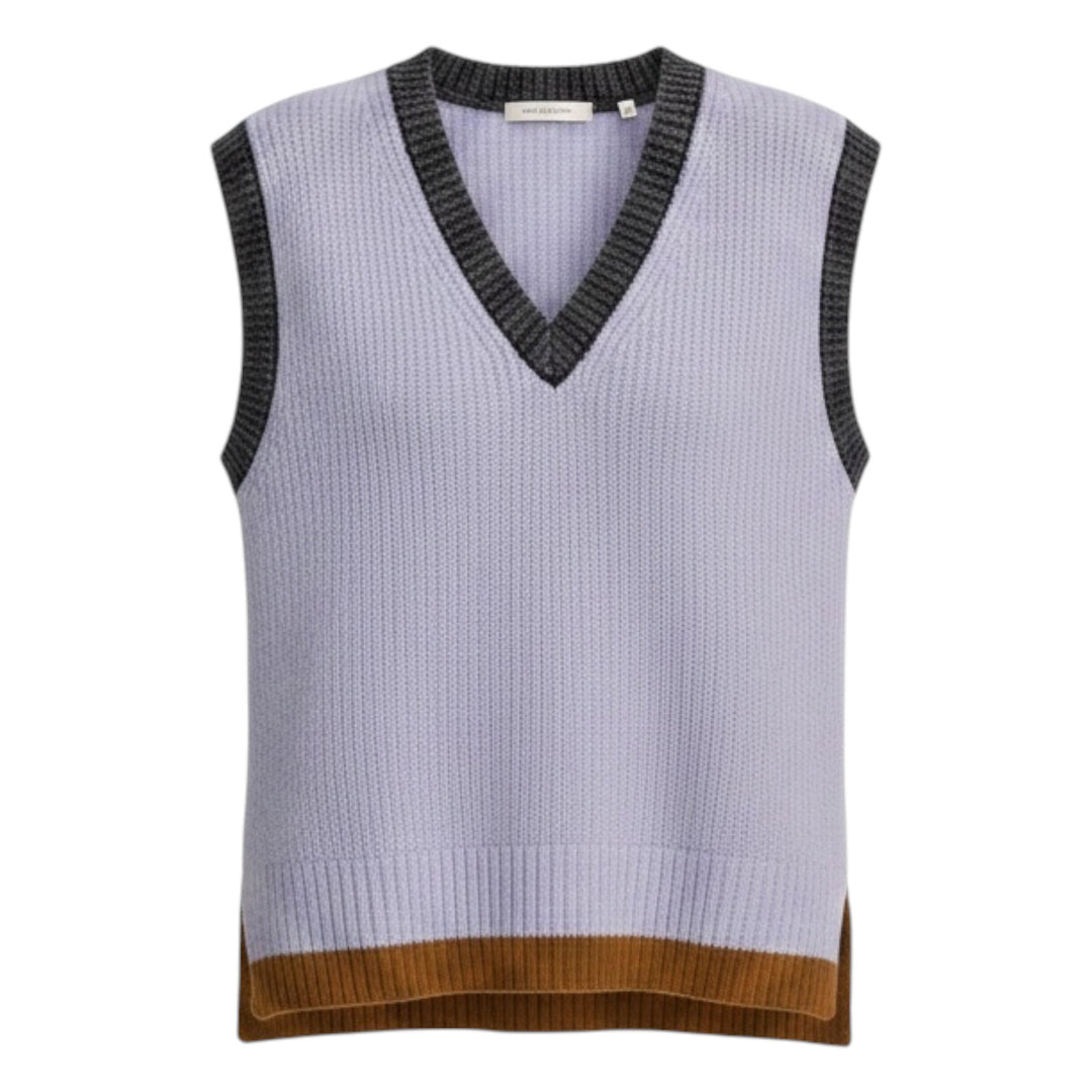 Foil Plush Love Vest Blue Combo