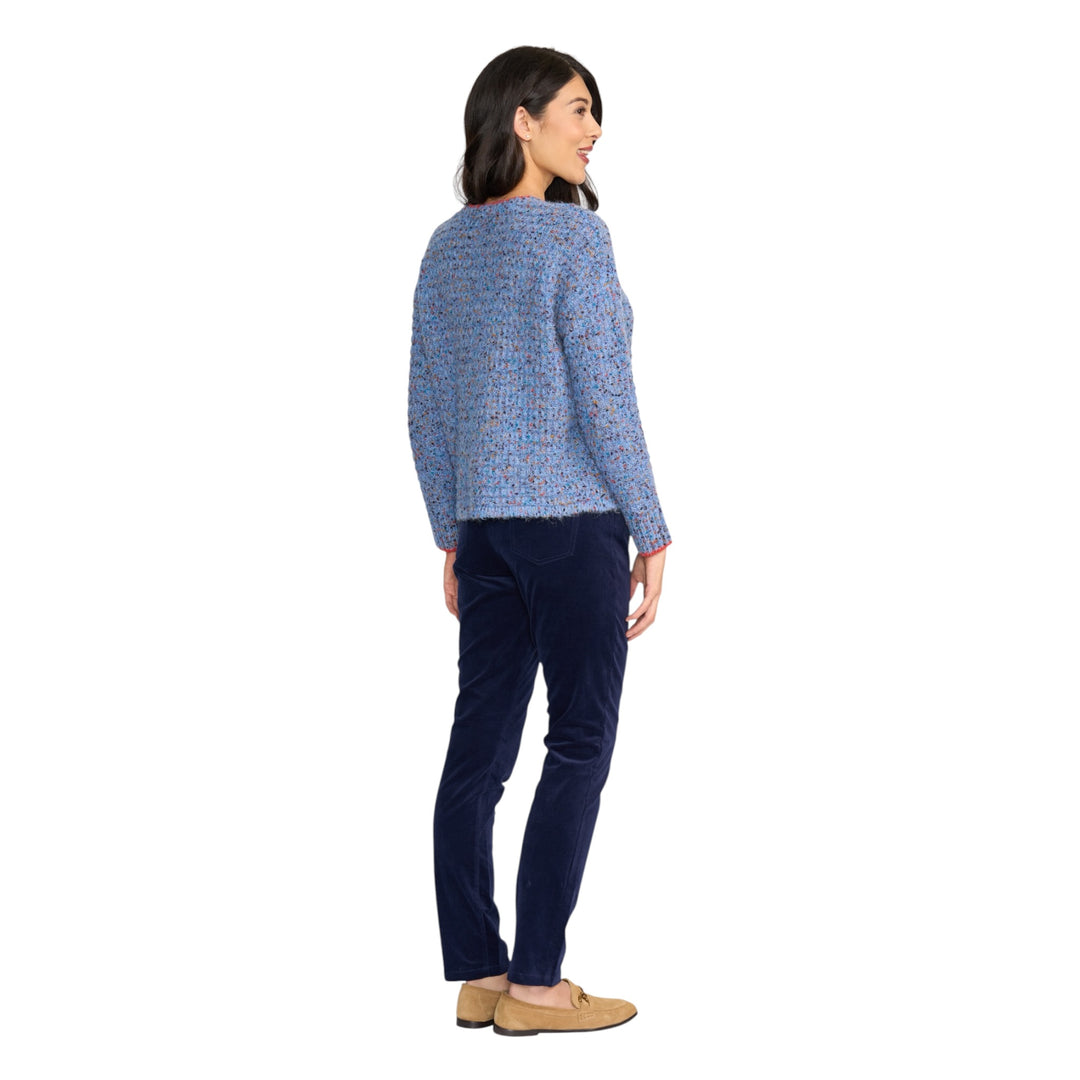Foil Tip of Greatness Sweater Blue Aura