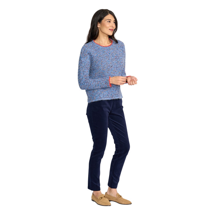 Foil Tip of Greatness Sweater Blue Aura