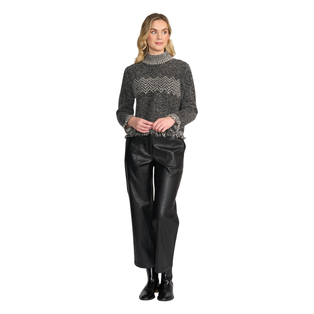 Foil Tussle Me Sweater Mono