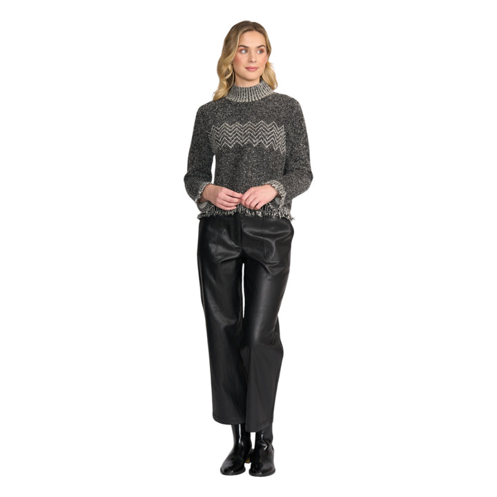 Foil Tussle Me Sweater Mono