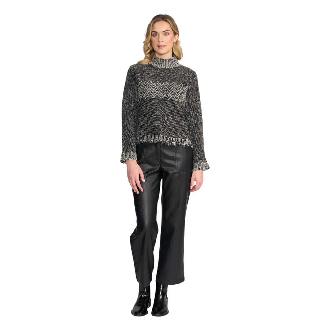 Foil Tussle Me Sweater Mono