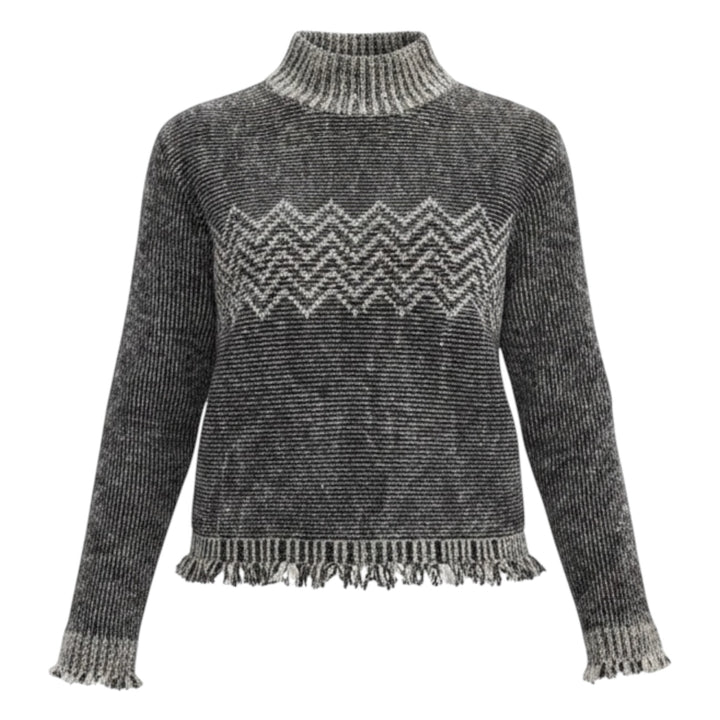 Foil Tussle Me Sweater Mono