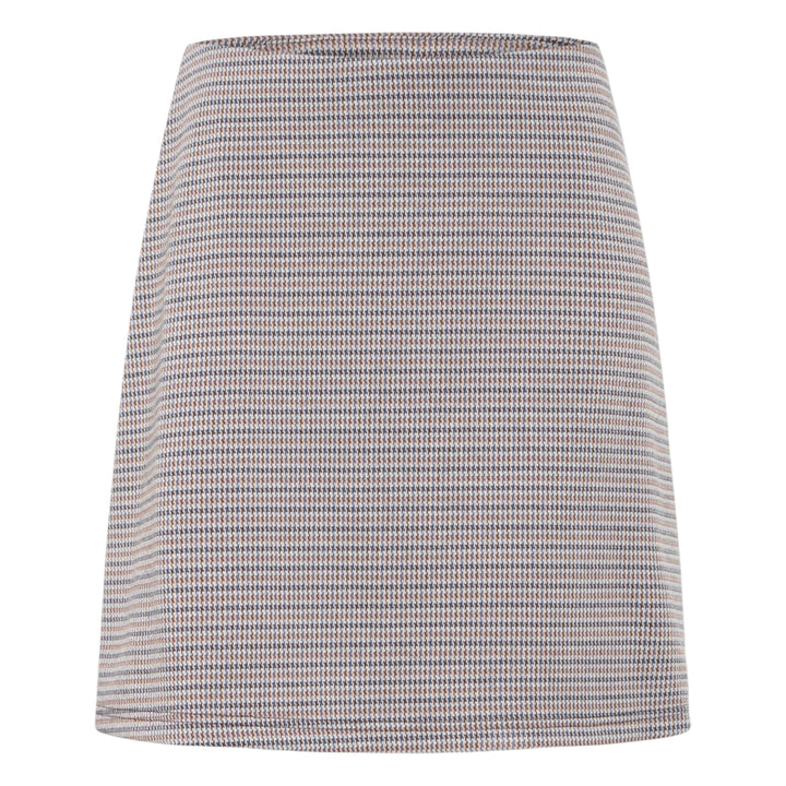 Fransa Babette Skirt Hot Fudge Check