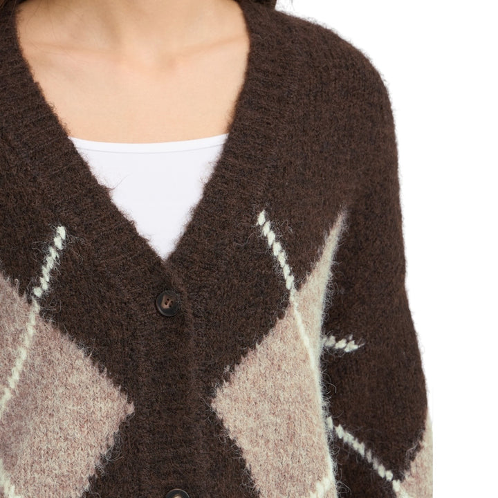 Fransa Charleen Cardigan Hot Fudge
