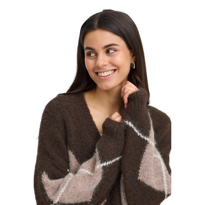 Fransa Charleen Cardigan Hot Fudge