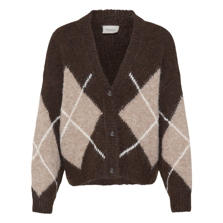 Fransa Charleen Cardigan Hot Fudge