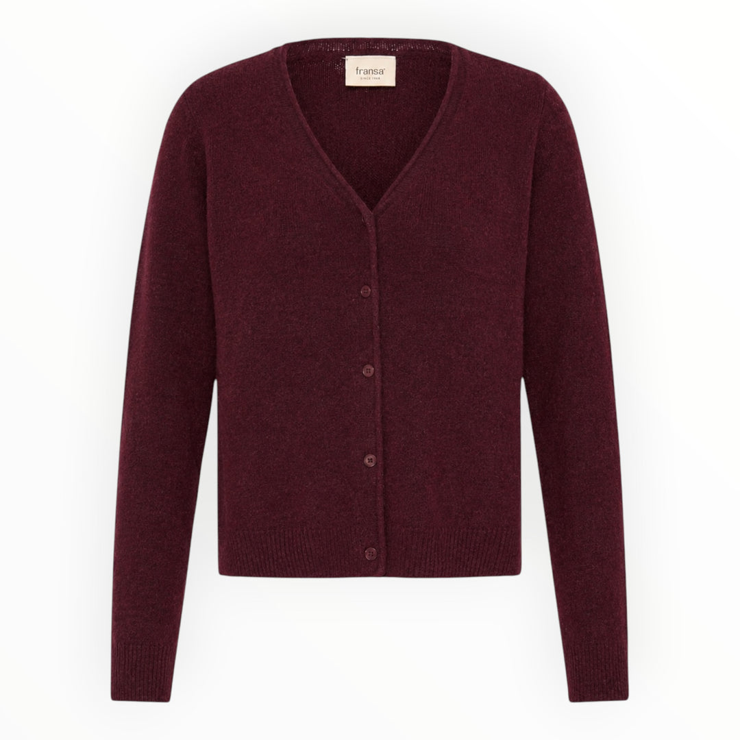 Fransa Fia Cardigan Port Royal Melange