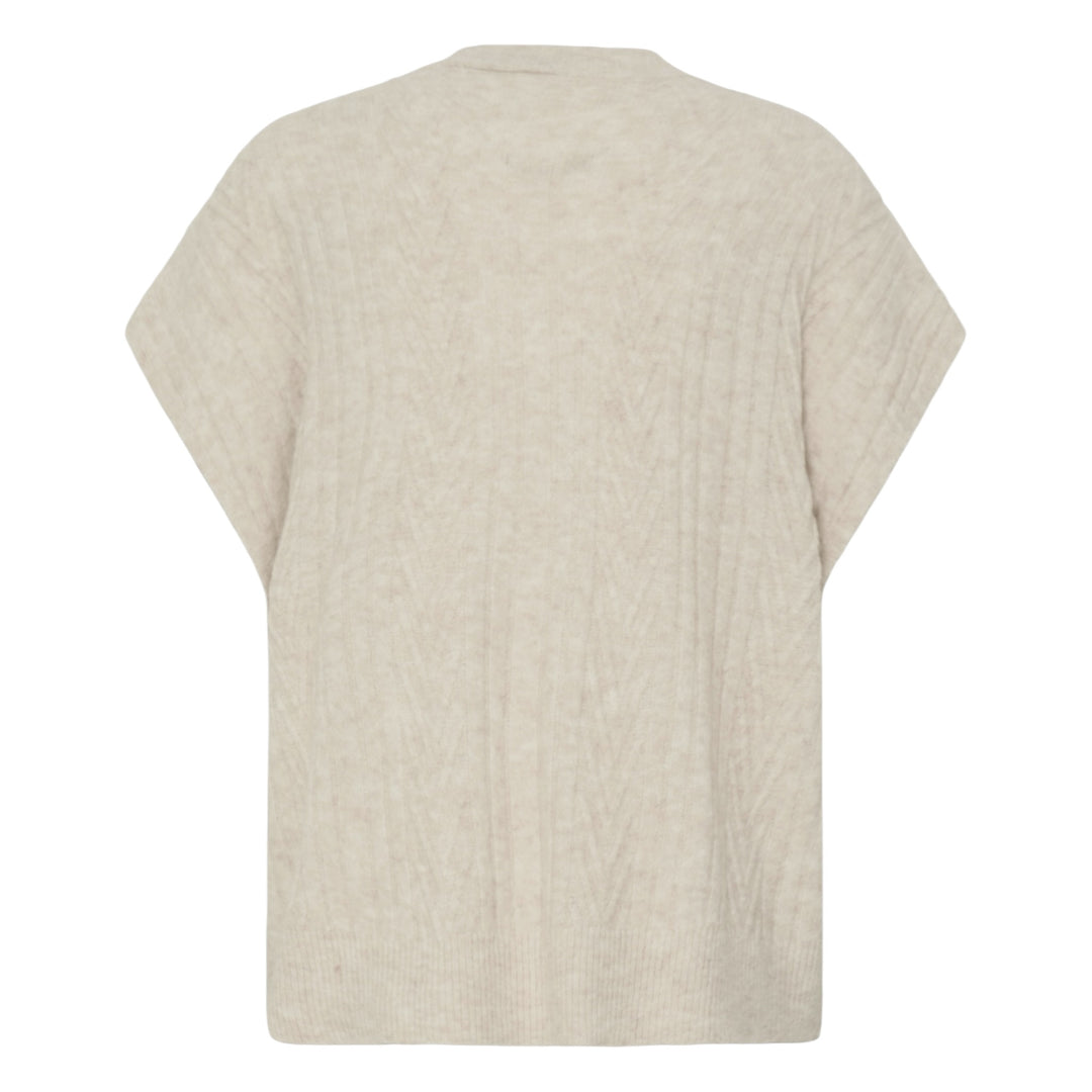 Fransa Fia Slipover Oatmeal Melange