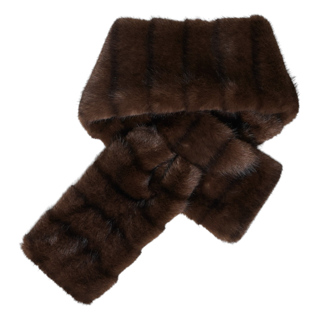 Fransa Fura Scarf Hot Fudge
