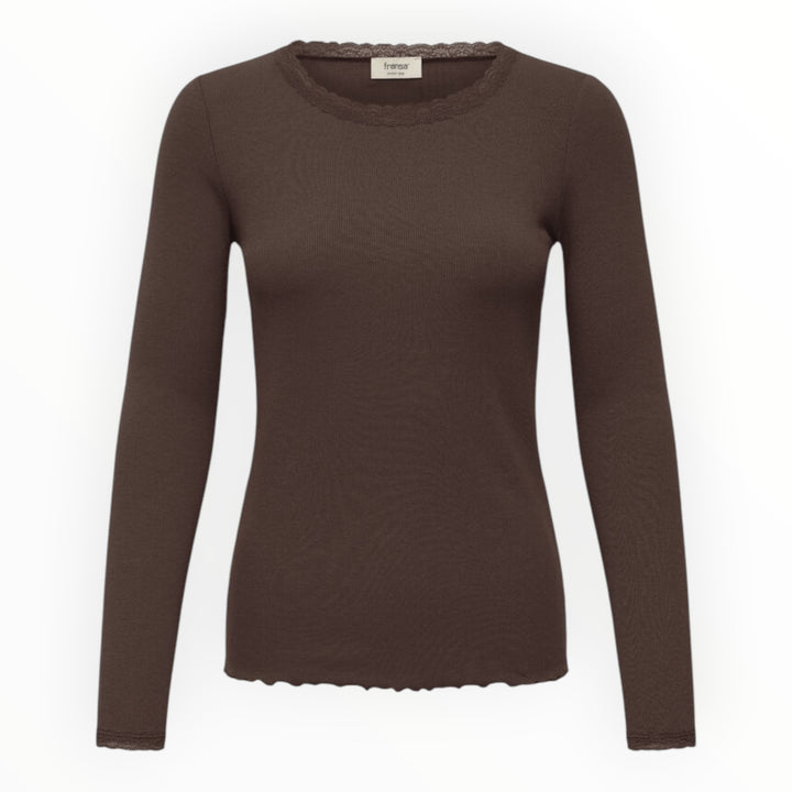 Fransa Hizamond Tee Hot Fudge