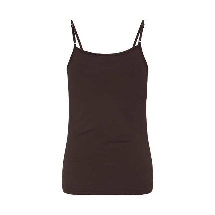 Fransa Krask Vest Top Hot Fudge