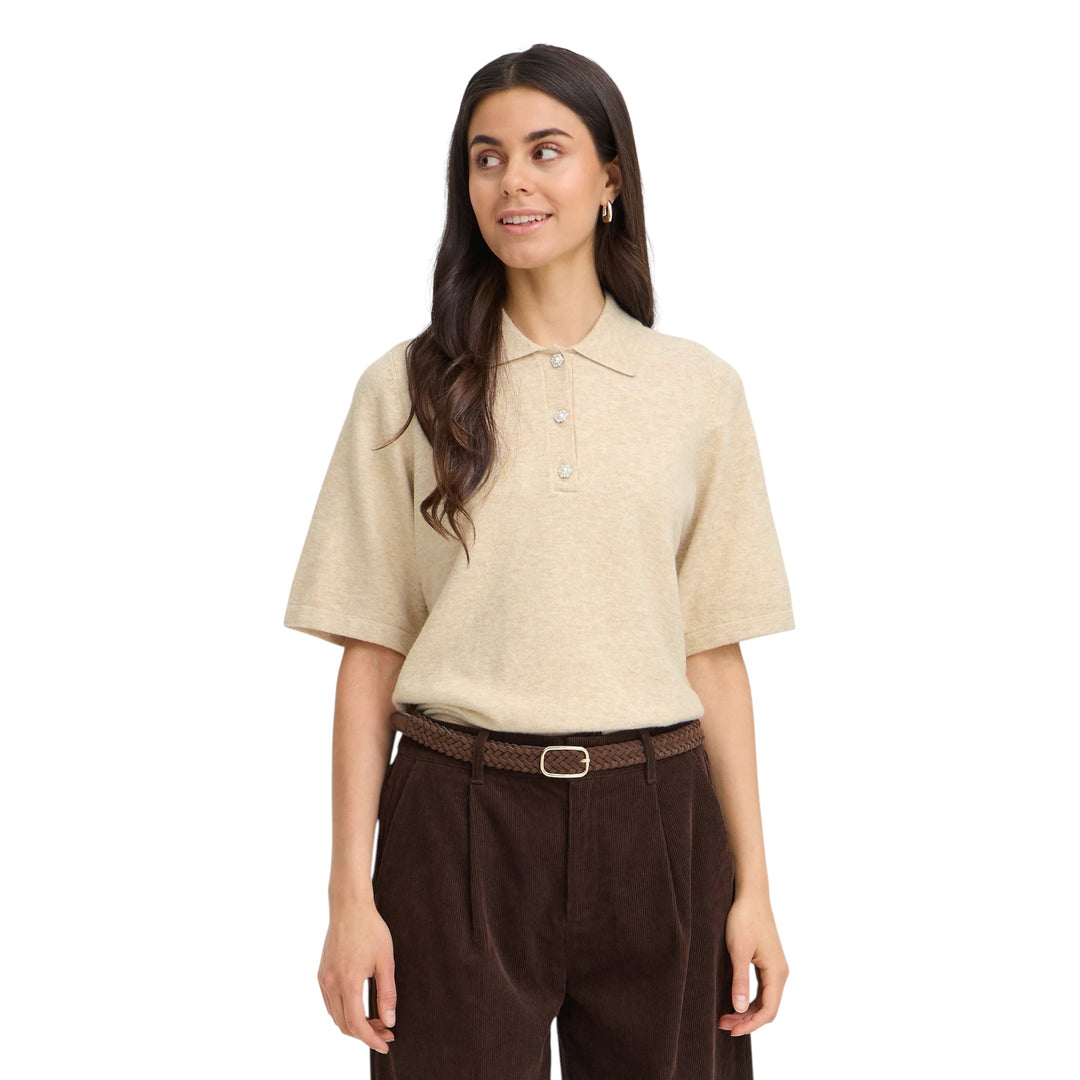 Fransa Suzette Sweater Oatmeal Melange