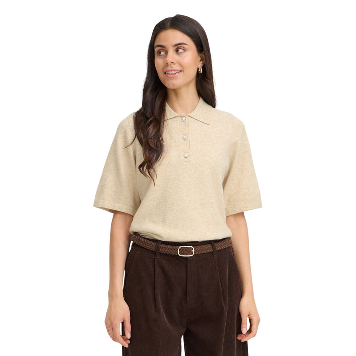 Fransa Suzette Sweater Oatmeal Melange