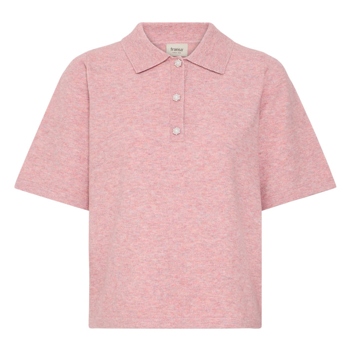 Fransa Suzette Sweater Silver Pink Melange