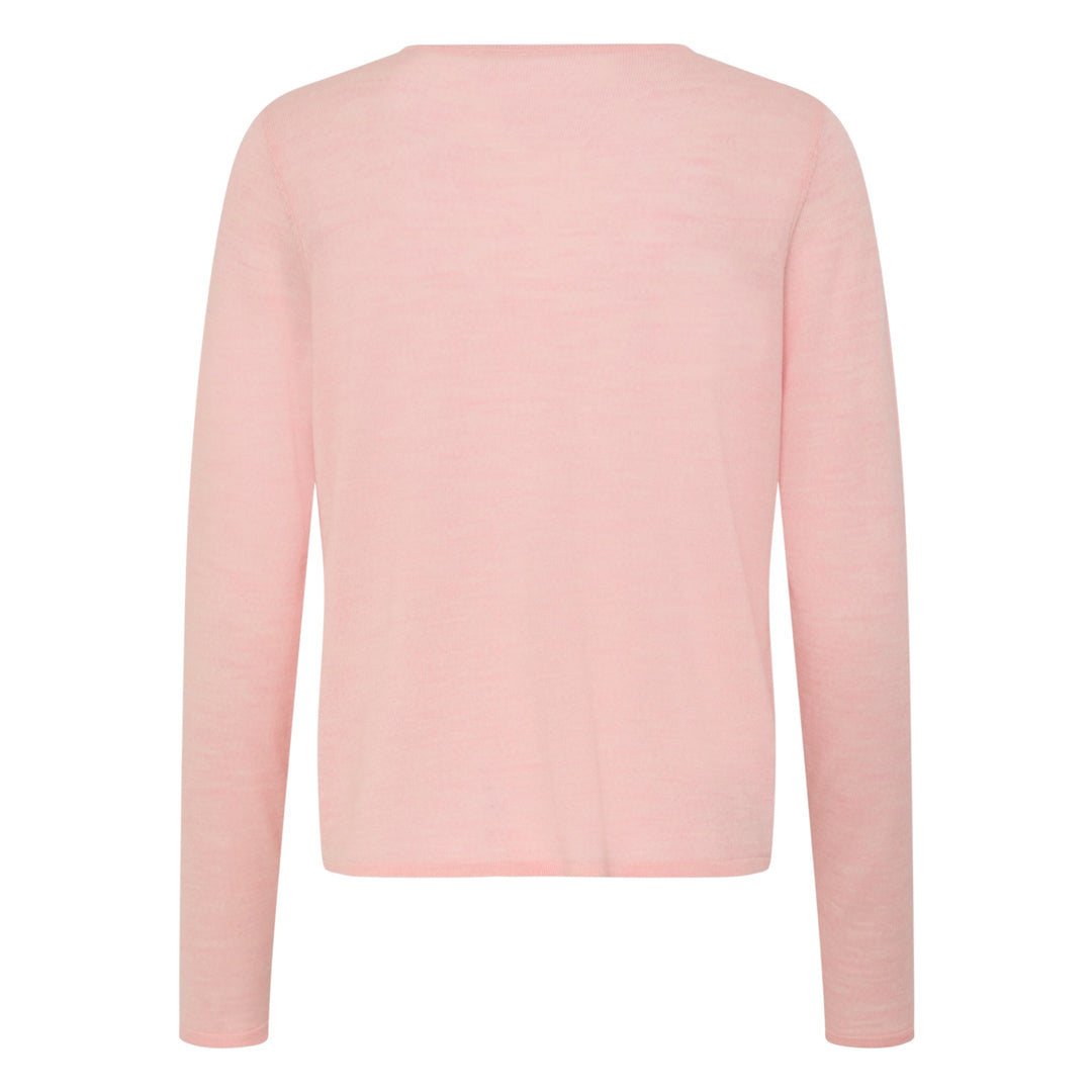 Fransa Woolina Sweater Silver Pink Melange