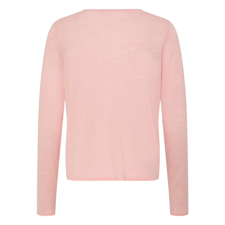 Fransa Woolina Sweater Silver Pink Melange