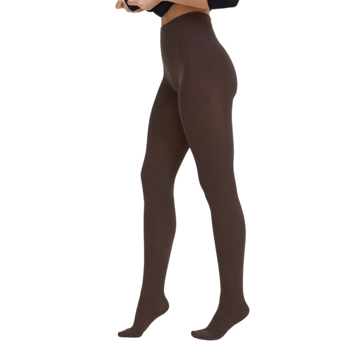 Fransa Zermo Thermal Winter Tights Brown