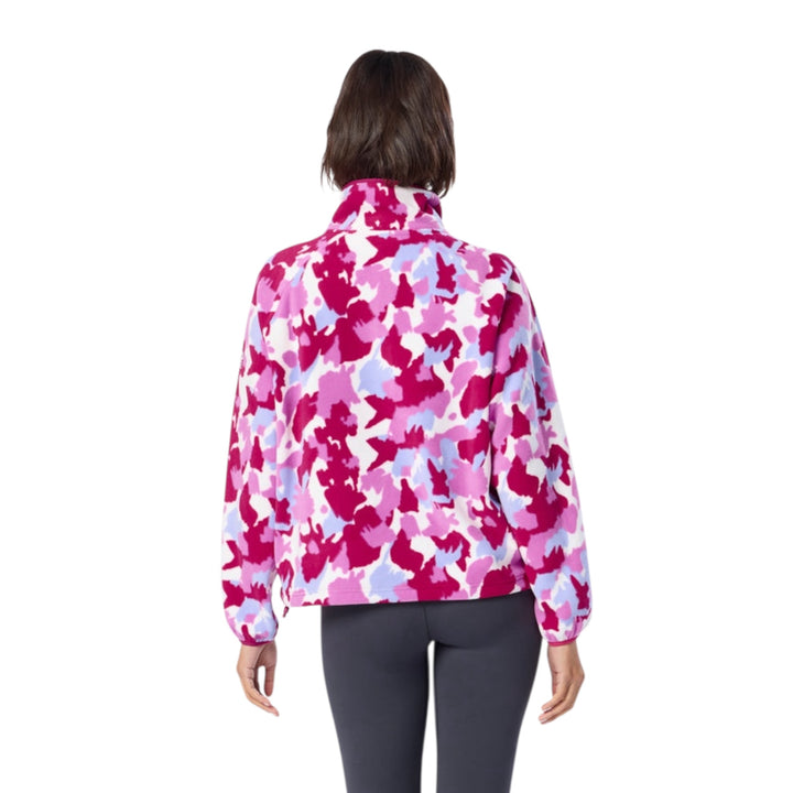 Gym + Coffee Snap Polar Fleece Pink Pop Print