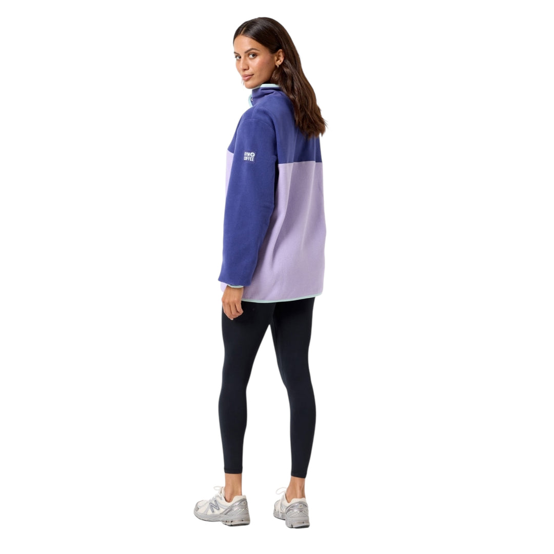 Gym + Coffee Snap Polar Fleece Lilac