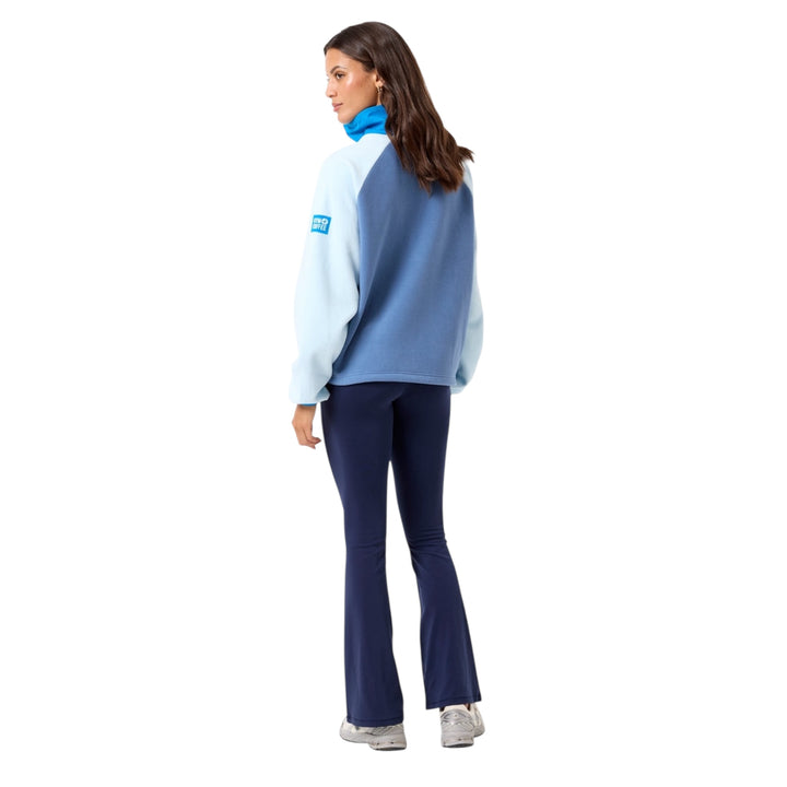Gym + Coffee Snap Polar Fleece Oasis Blue