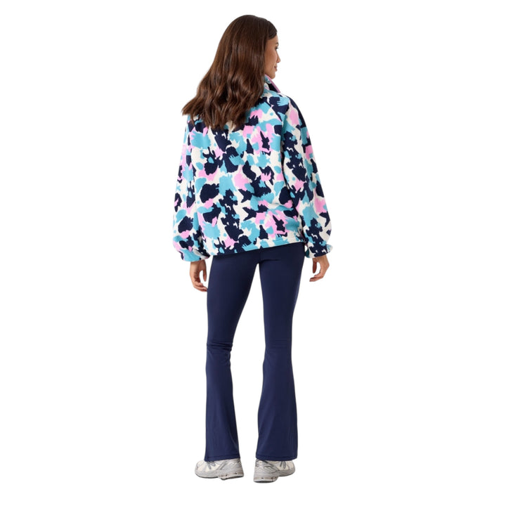 Gym + Coffee Snap Polar Fleece Light Pop Print