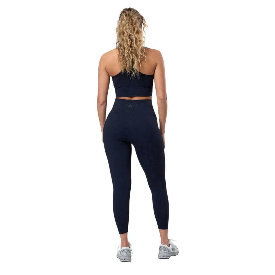 Gym + Coffee Lotus Lounge Leggings Black