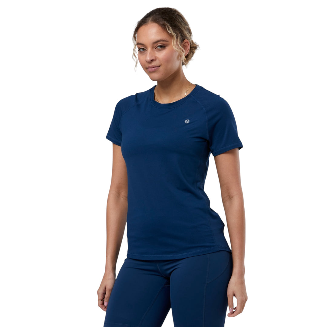 Gym + Coffee Relentless Tee Petrol Blue