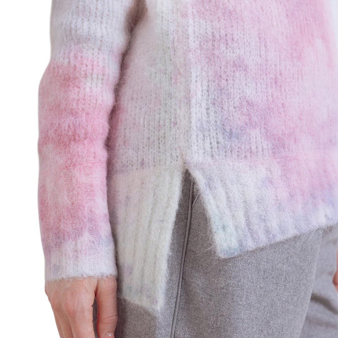 Eve in Paradise Kaira Tie Dye Sweater Watercolour Print