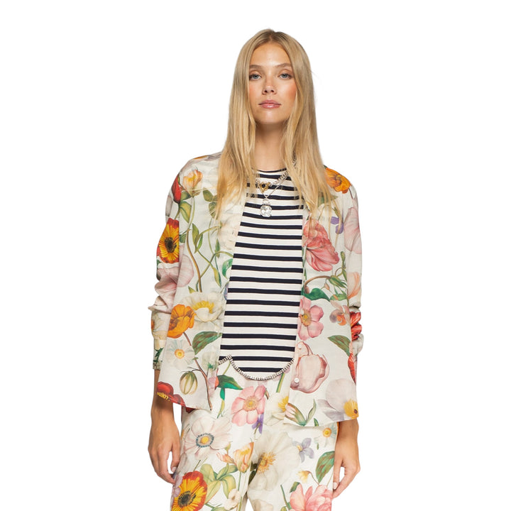 Vilagallo Illustrated Floral Shirt XL Print