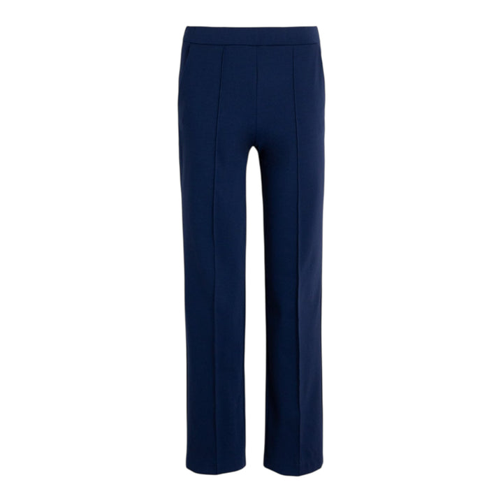 Navy blue pants on a white background