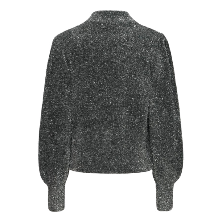 Pulz Jeans Blair Pullover Dark Grey Silver Lurex