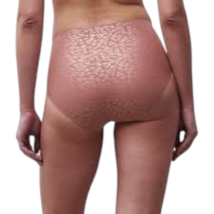 Chantelle SoftStretch High Waisted Brief Pink Leo Shimmer