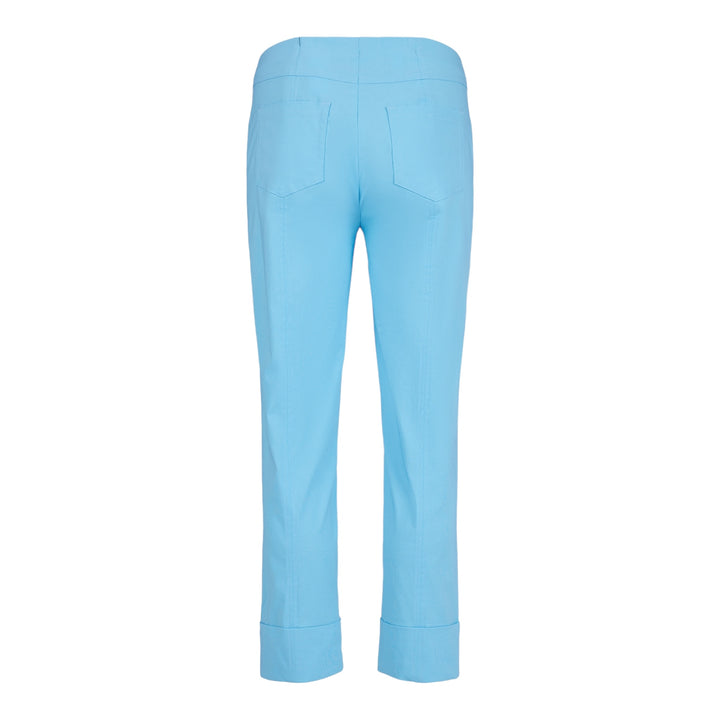 Robell Bella 09 Trousers with Cuff Pale Blue